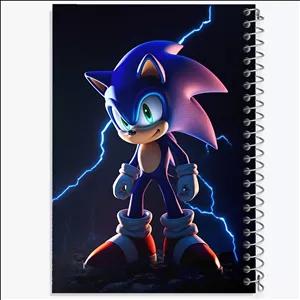 دفتر نقطه ای مهندسی 50 برگ خندالو طرح سونیک (Sonic)