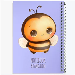 دفتر لیست خرید 50 برگ خندالو طرح زنبور بامزه