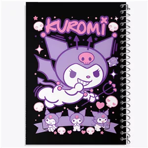 دفتر لیست خرید 50 برگ خندالو طرح کرومی (Kuromi)