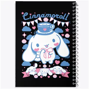 دفتر لیست خرید 50 برگ خندالو طرح سینامورول (Cinnamoroll)