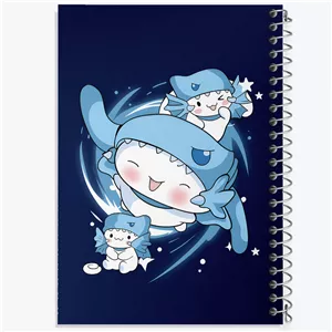 دفتر لیست خرید 50 برگ خندالو طرح سینامورول (Cinnamoroll)