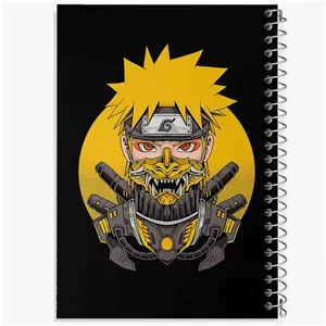 دفتر لیست خرید 50 برگ خندالو طرح انیمه ناروتو (Naruto)