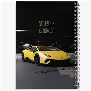 دفتر لیست خرید 50 برگ خندالو طرح لامبورگینی (Lamborghini)
