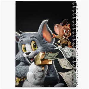 دفتر لیست خرید 50 برگ خندالو طرح تام و جری (Tom and Jerry)
