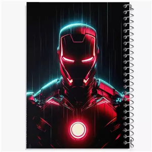 دفتر لیست خرید 50 برگ خندالو طرح مرد آهنی (Iron Man Marvel)