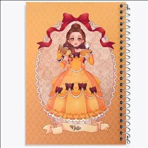 دفتر طراحی 50 برگ خندالو طرح پرنسس های دیزنی (Belle)