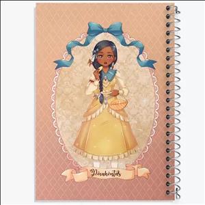 دفتر طراحی 100 برگ خندالو طرح پرنسس های دیزنی (Pocahontas)