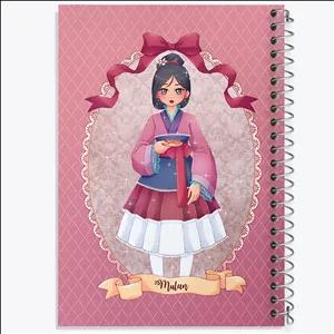 دفتر طراحی 50 برگ خندالو طرح پرنسس های دیزنی (Mulan)