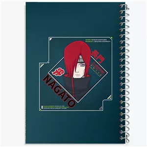 دفتر لیست خرید 50 برگ خندالو طرح انیمه ناروتو (Naruto)