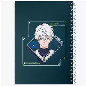 دفتر نقاشی 50 برگ خندالو طرح انیمه قفل آبی (Blue Lock)