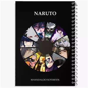 دفتر لیست خرید 50 برگ خندالو طرح انیمه ناروتو (Naruto)