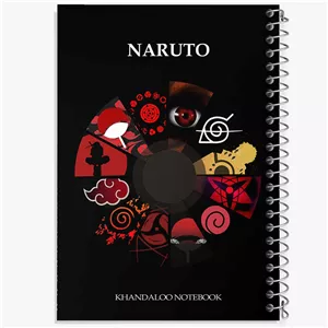 دفتر لیست خرید 50 برگ خندالو طرح انیمه ناروتو (Naruto)