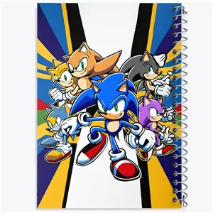 دفتر لیست خرید 50 برگ خندالو طرح سونیک (Sonic)