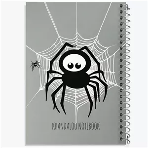 دفتر لیست خرید 50 برگ خندالو طرح عنکبوت کیوت (Spider cute)