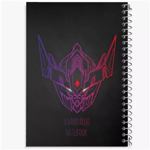 دفتر لیست خرید 50 برگ خندالو طرح روبات (Gundam Barbatos)
