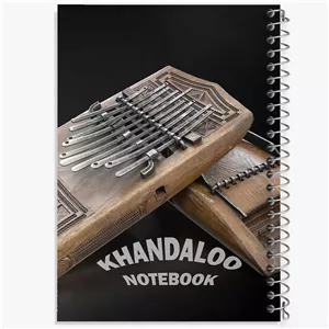 دفتر لیست خرید 50 برگ خندالو طرح کالیمبا (Kalimba)