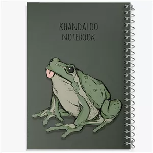 دفتر لیست خرید 50 برگ خندالو طرح قورباغه (Frog)