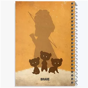 دفتر نقاشی 50 برگ خندالو طرح مریدا انیمیشن دلیر (Brave)