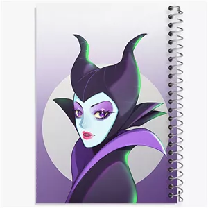 دفتر لیست خرید 50 برگ خندالو طرح مالفیسنت (Maleficent)
