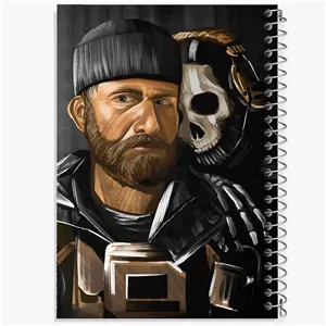 دفتر مشق 50 برگ خندالو طرح کال آف دیوتی (call Of Duty)