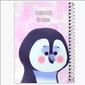 دفتر نقاشی 100 برگ خندالو طرح پنگوئن بامزه