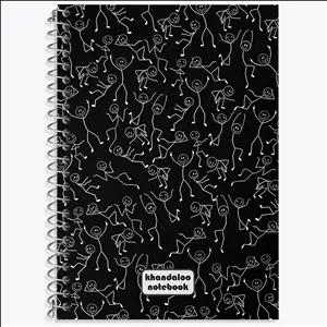 دفتر لغت 50 برگ خندالو طرح پترن آدمک