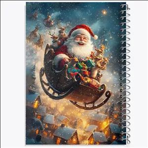 دفتر نقاشی 100 برگ خندالو طرح بابانوئل و کریسمس