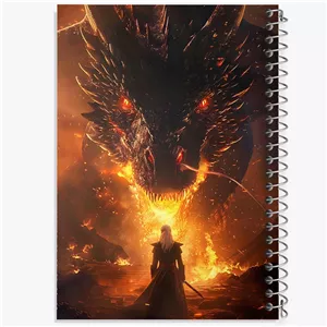 دفتر لیست خرید 50 برگ خندالو طرح خاندان اژدها (House of the Dragon)