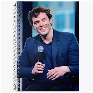 دفتر لغت 50 برگ خندالو طرح سم کلفلین (Sam Claflin)