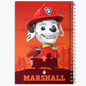 دفتر نقاشی 50 برگ خندالو طرح مارشال سگ های نگهبان