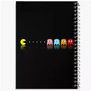 دفتر لیست خرید 50 برگ خندالو طرح پکمن (PAC-MAN)