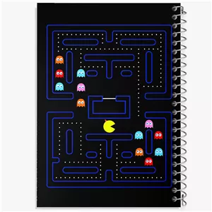 دفتر لیست خرید 50 برگ خندالو طرح پکمن (PAC-MAN)