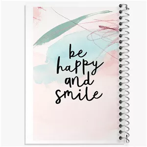 دفتر لیست خرید 50 برگ خندالو طرح Be Happy And Smile