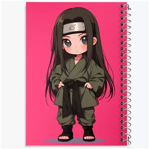 دفتر لیست خرید 50 برگ خندالو طرح انیمه ناروتو (Naruto)