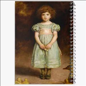 دفتر طراحی 100 برگ خندالو طرح نقاشی جوجه اردک اثر جان اورت میلی