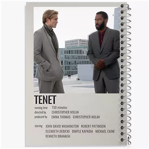 دفتر لیست خرید 50 برگ خندالو طرح تنت (Tenet)