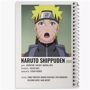 دفتر لیست خرید 50 برگ خندالو طرح انیمه ناروتو (Naruto)