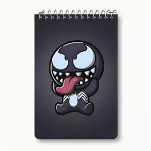دفتر یادداشت خندالو طرح ونوم (Venom)