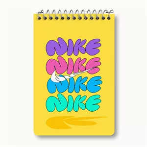دفتر یادداشت خندالو طرح نایک (Nike)
