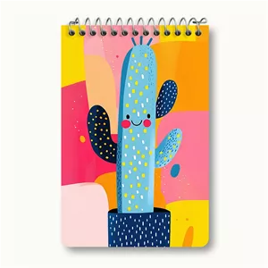 دفتر یادداشت خندالو طرح کاکتوس