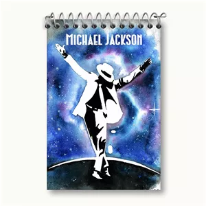 دفتر یادداشت خندالو طرح مایکل جکسون (Michael Jackson)