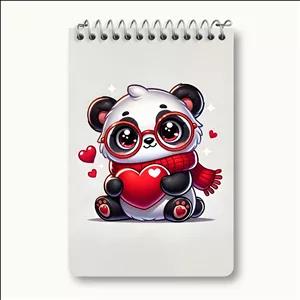 دفتر یادداشت خندالو طرح پاندا بامزه