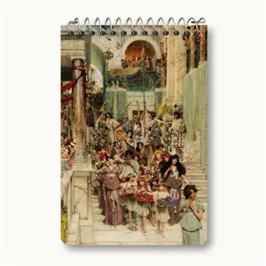 دفتر یادداشت خندالو طرح نقاشی بهار اثر لارنس آلما تادما