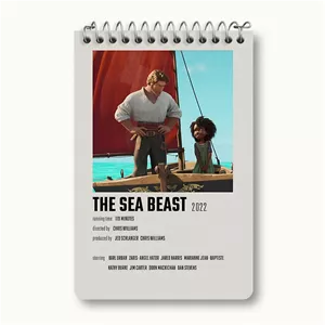 دفتر یادداشت خندالو طرح هیولای دریا (The Sea Beast)