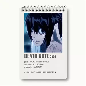 دفتر یادداشت خندالو طرح انیمه دفترچه مرگ (Death Note)