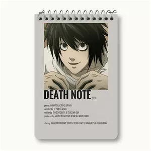 دفتر یادداشت خندالو طرح انیمه دفترچه مرگ (Death Note)