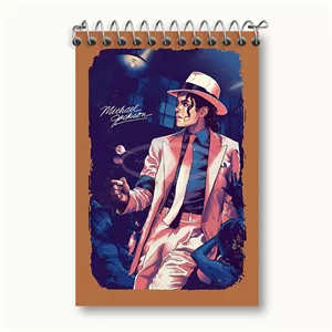 دفتر یادداشت خندالو طرح مایکل جکسون (Michael Jackson)