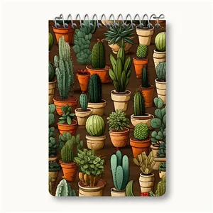 دفتر یادداشت خندالو طرح کاکتوس