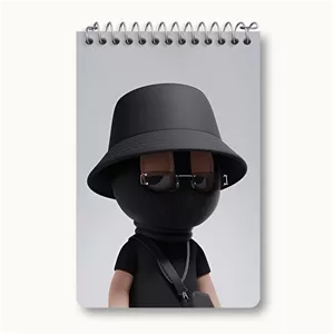 دفتر یادداشت خندالو طرح آدمک ماسک دار