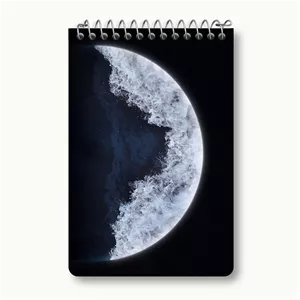 دفتر یادداشت خندالو طرح موج دریا